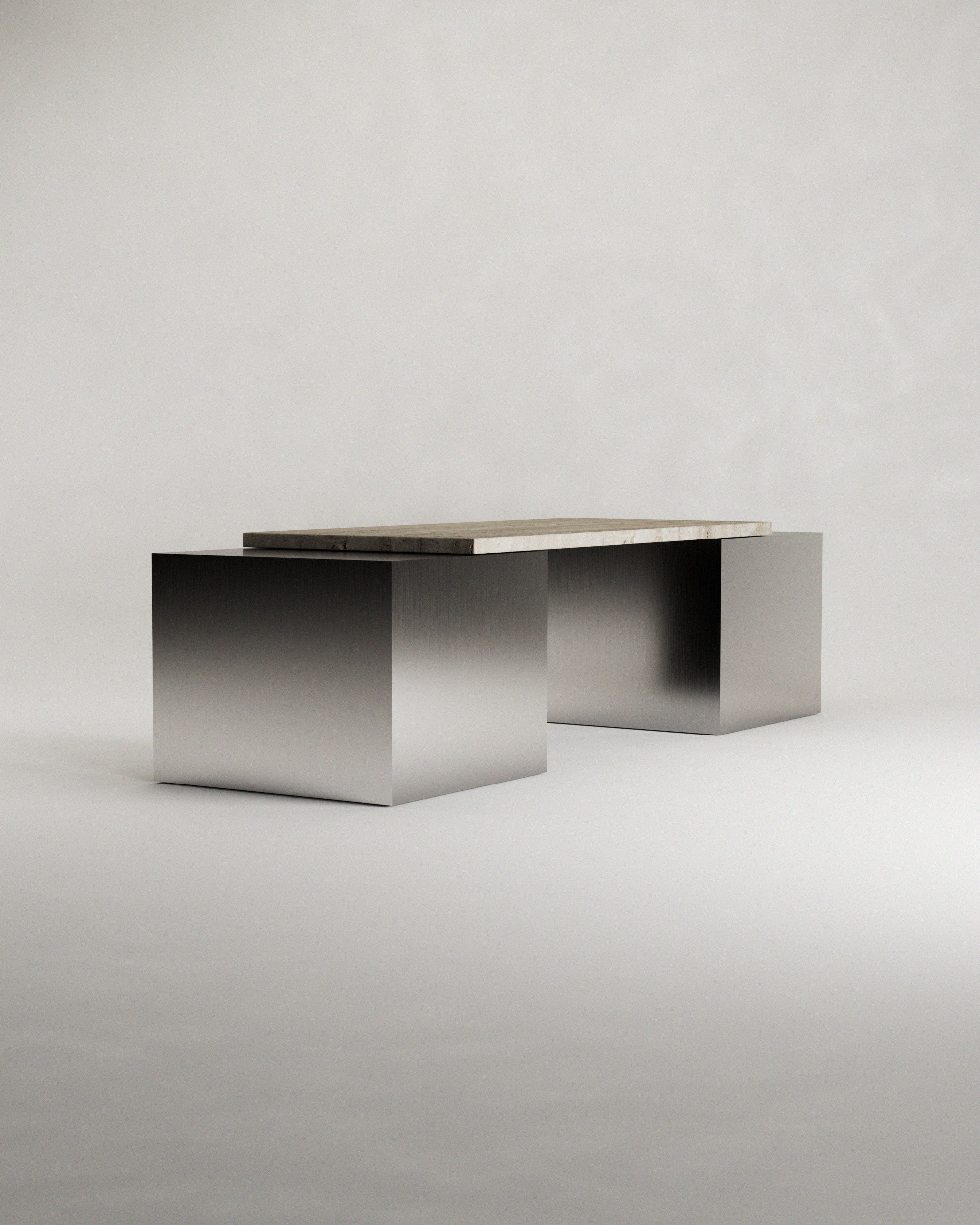 Stainless steel desk 