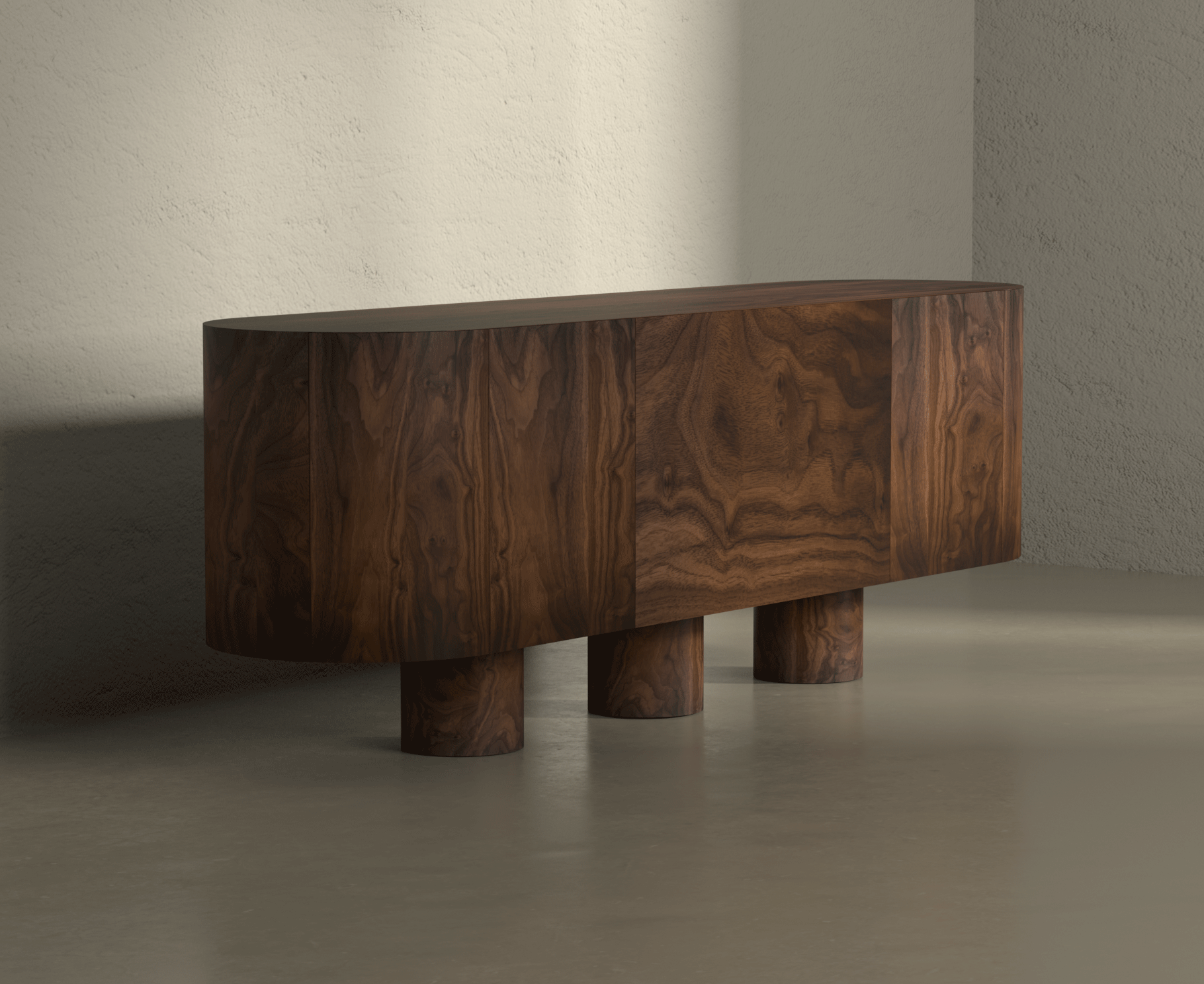 wooden sideboard